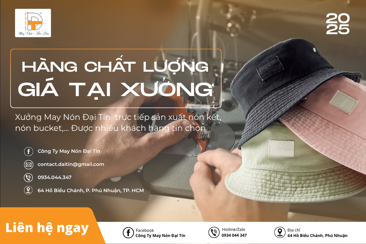 Top 5 Xưởng May Nón Theo Yêu Cầu Uy Tín Tại TP.HCM