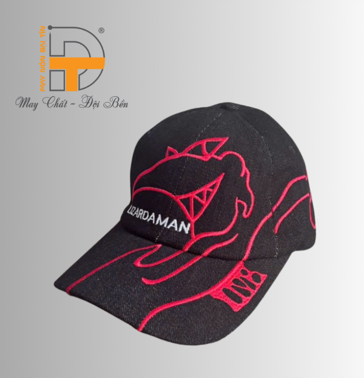 Thêu Phối Trên Nón Kết