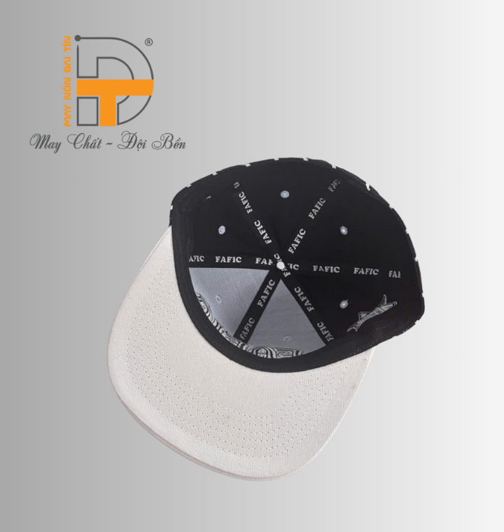 In Dây Rẽ Mặt Trong Nón Snapback